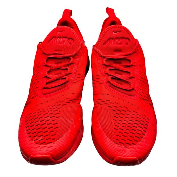 Nike Air Max 270 Triple Red CV7544-600 Men’s Size 12 Sneakers - Picture 2 of 8